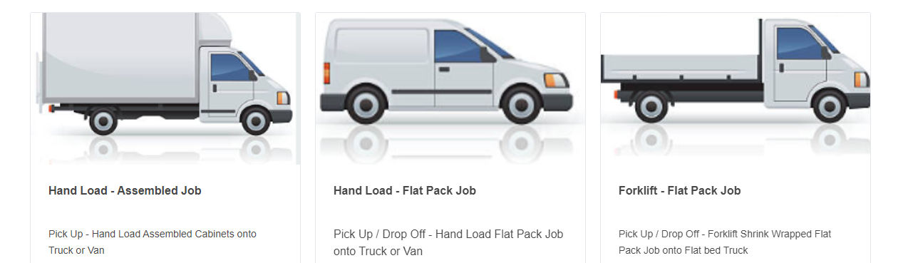 Job Pick Up / Drop Off