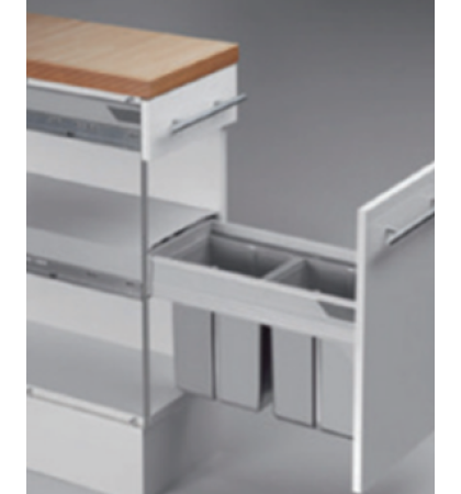 WESCO - Pull Out Bin 300 (2 x 10L)