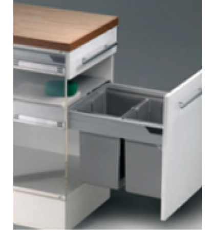 WESCO - Pull Out Bin 500 (2 X 20L)