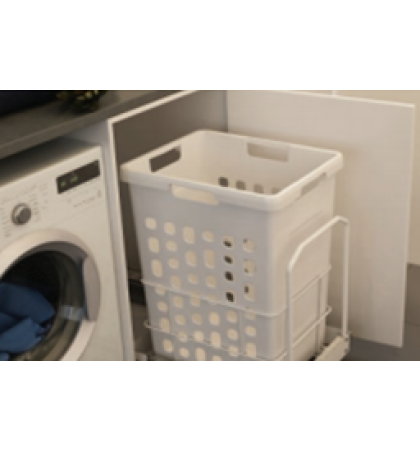 Laundry Basket Hand Pull - 400 Tray Deck 1 X 48L