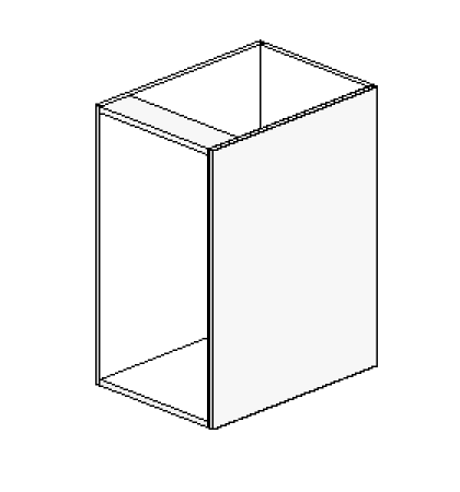 Base Cabinet No Door - Carcass Material
