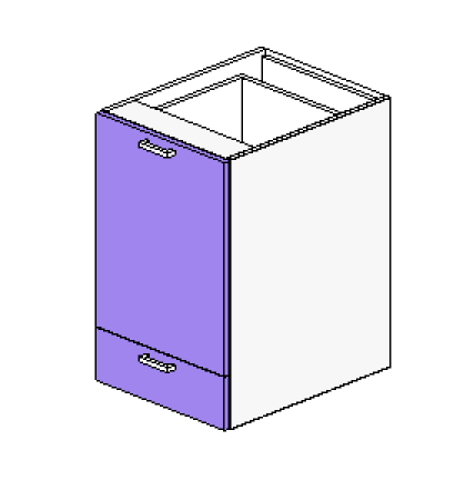 Base Pull Out Bin + 20% Bottom Drawer