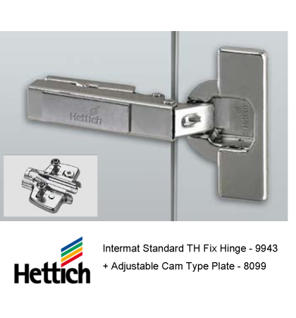 Hettich Standard Hinge with  Plate
