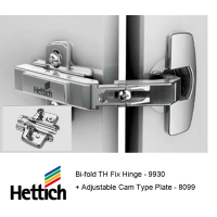 Hettich Bifold Hinge with Plate