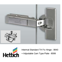 Hettich Standard Hinge with  Plate